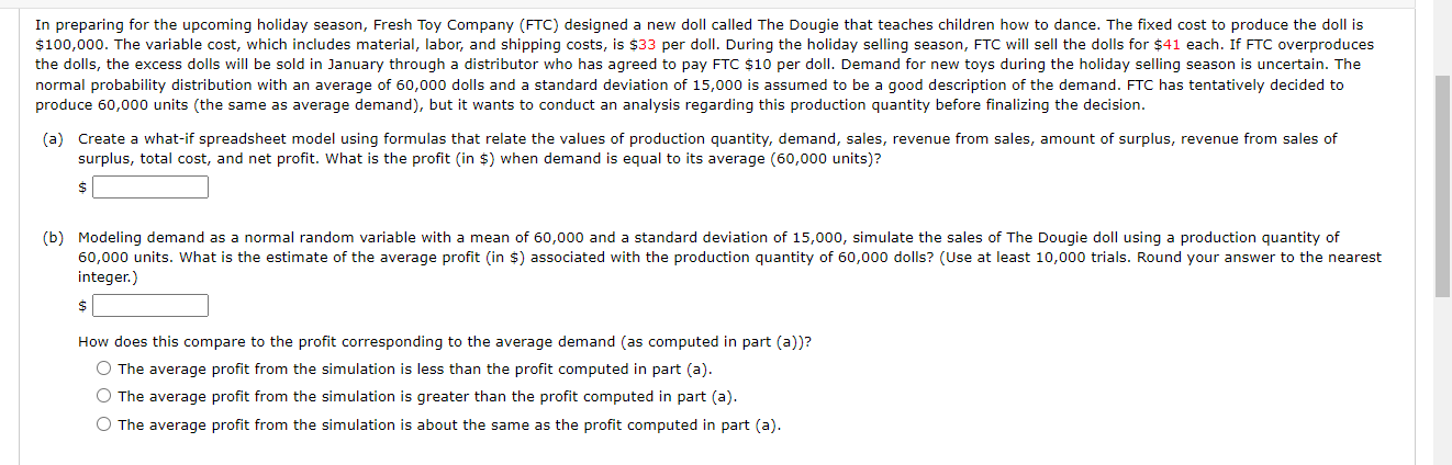  every thing is given never missed any thing In preparing for