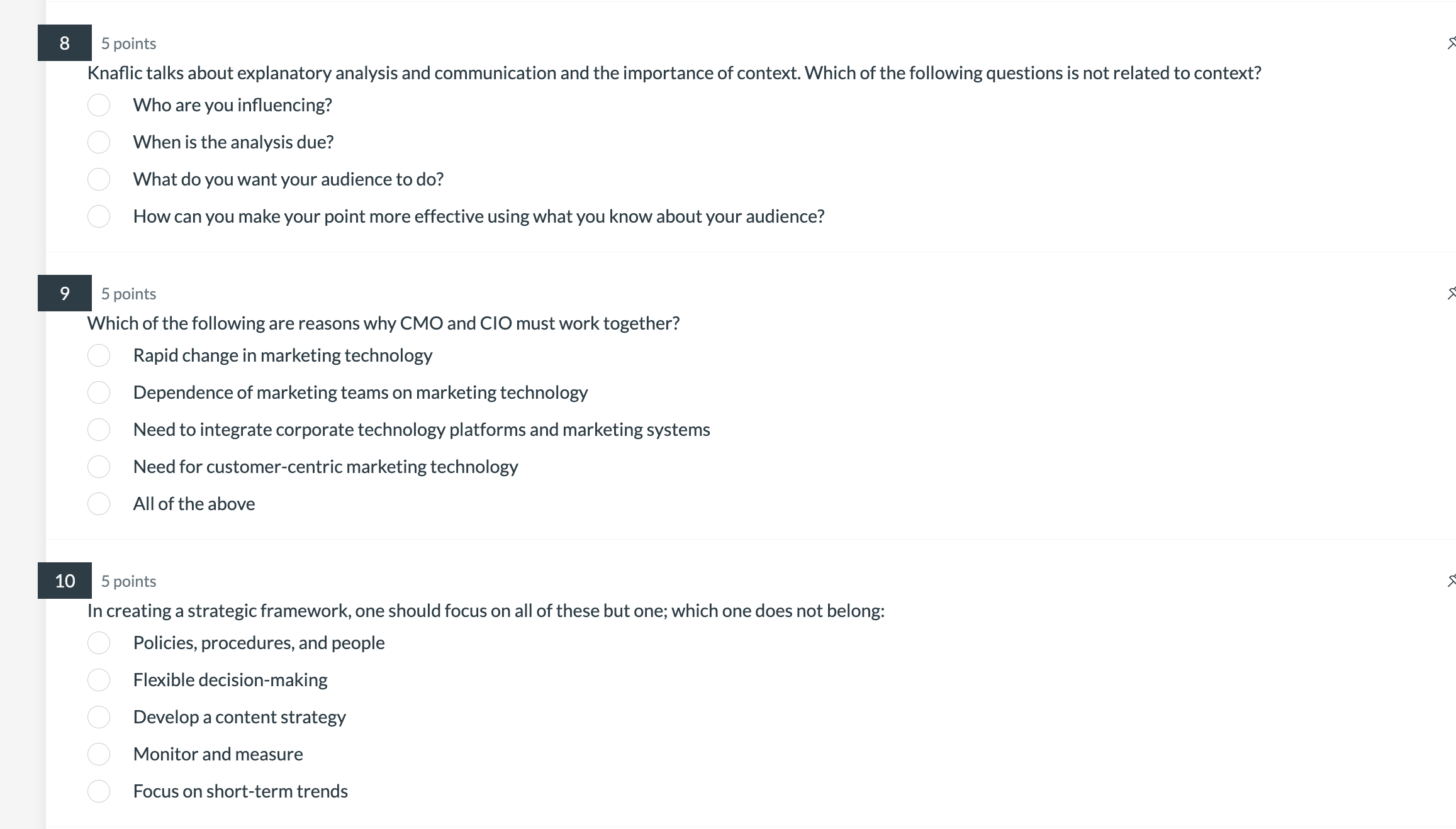 5 points Knaflic talks about explanatory analysis and communication and the