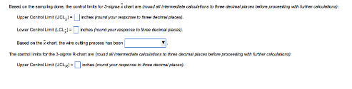 Refer to Table S6.1 - Factors for Computing Control Chart Limits (3