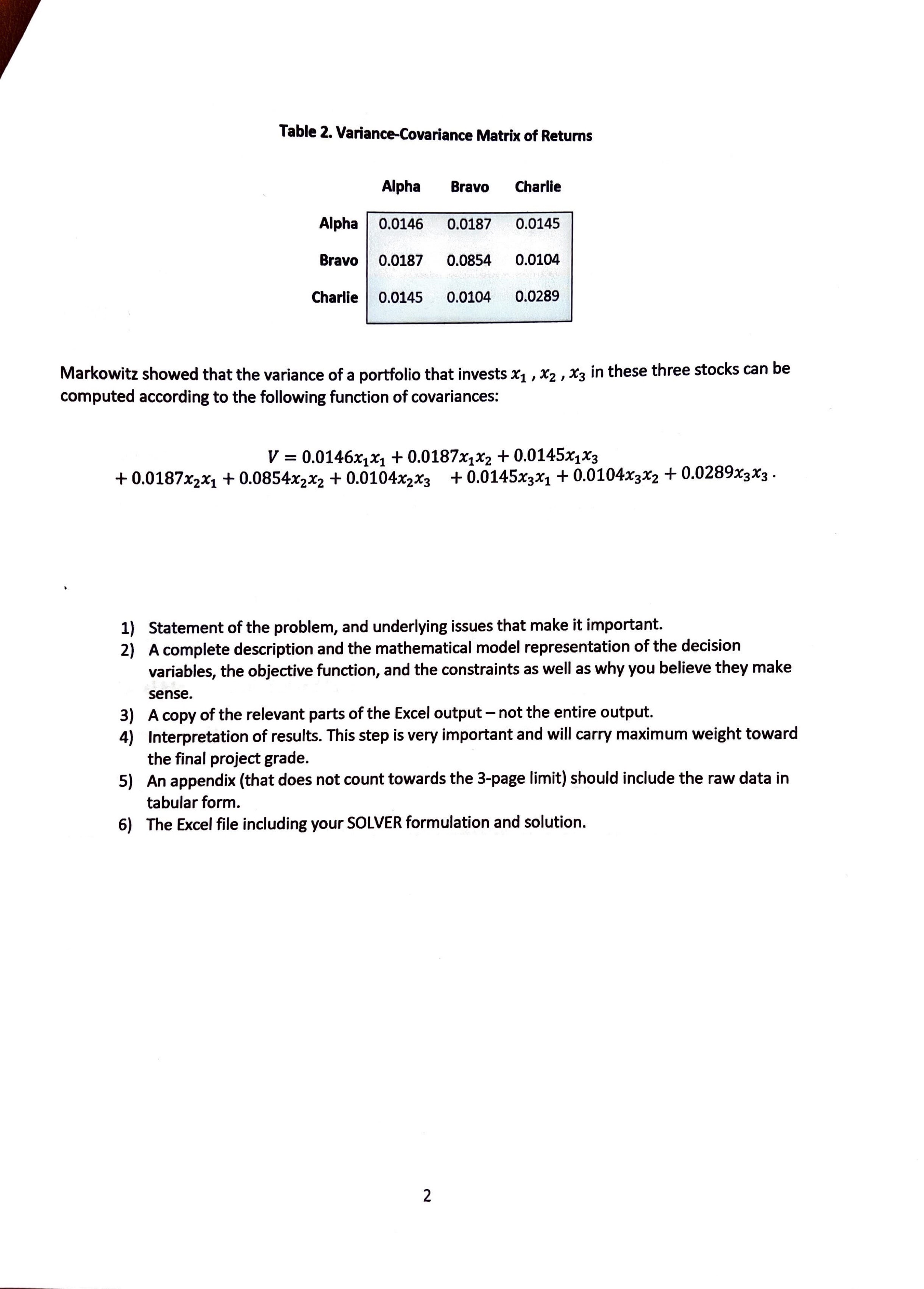 and work should be distributed as evenly as possible. Reports should be