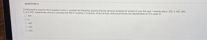 P is necessary to manufacture 500K ? 1500300035004500 Cominuing the sceasio from
