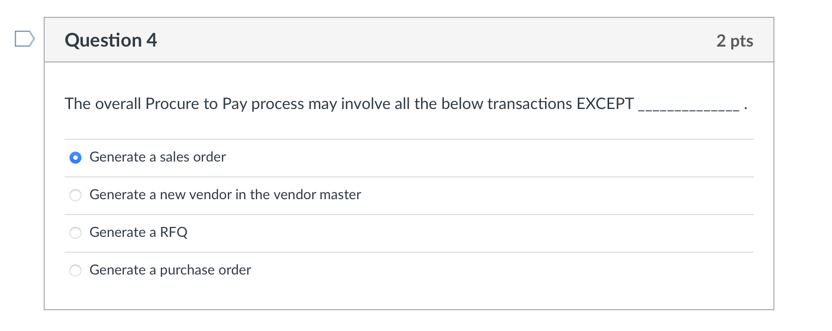 for information involving pricing, delivery, etc. that is needed to support the