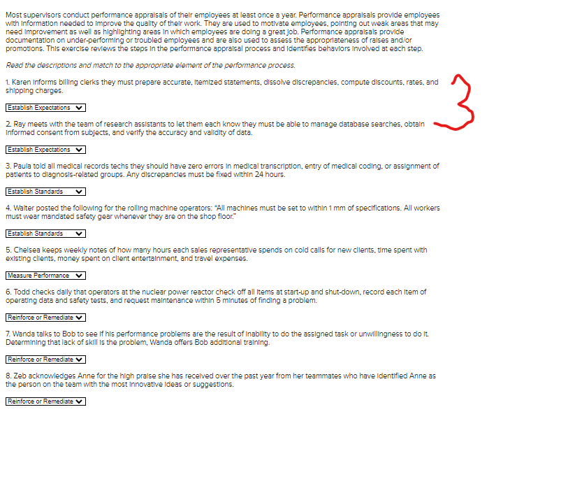 and providing consequences for performance expectations. It is an important ongoing activity
