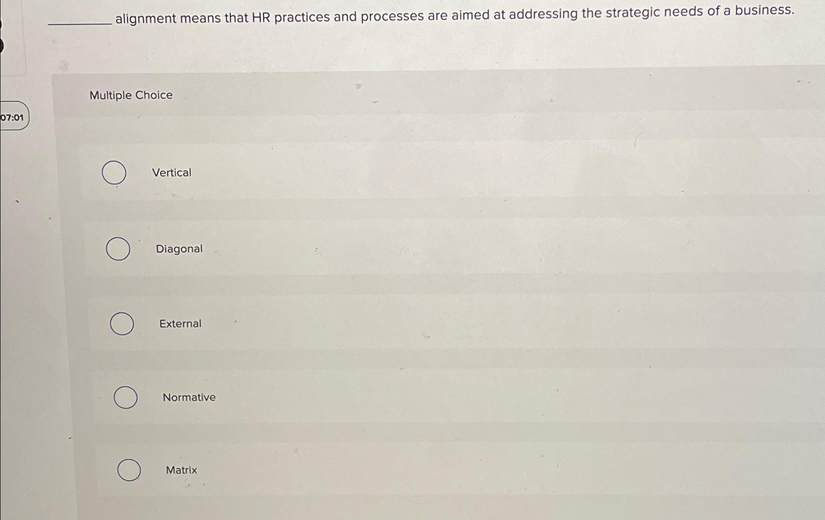  alignment means that HR practices and processes are aimed at addressing