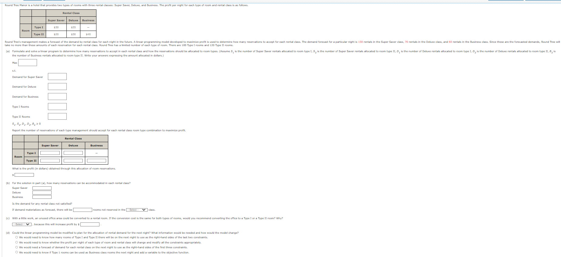  Round Tree Manor is a hotel that provides two types of