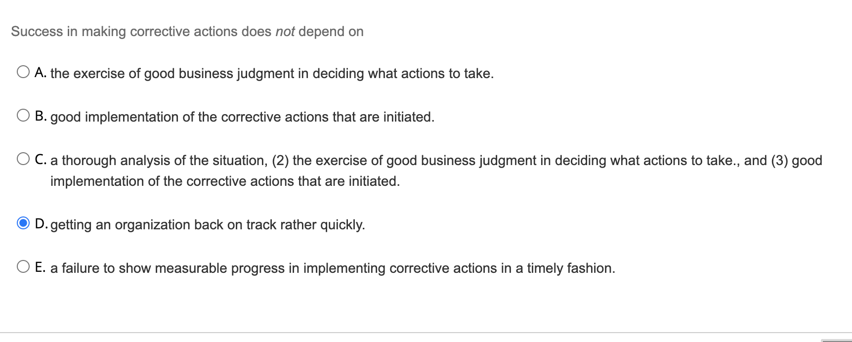 company's social responsibility strategy? A. actions to enhance workforce diversity and make
