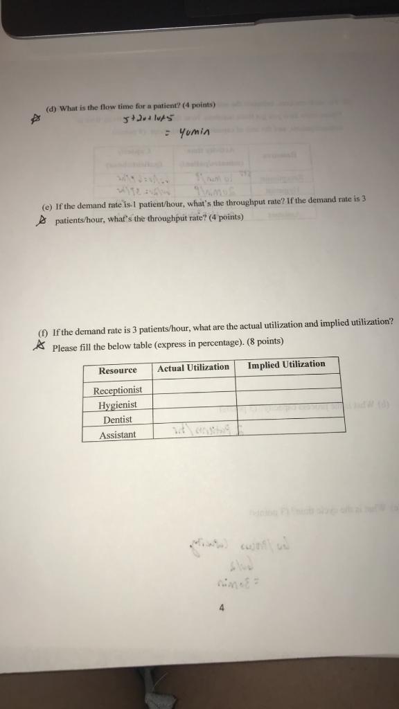When a patient arrives at the clinic, she/he is first checked in