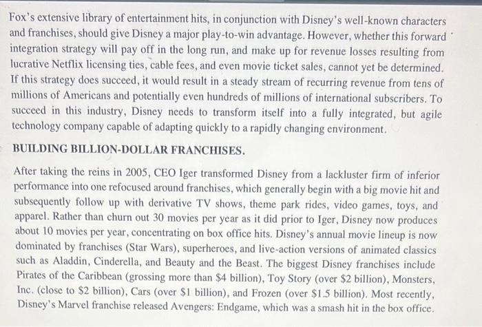 wide array of business activities-movies, amusement parks, cable and broadcast television networks