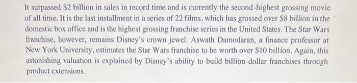 (ABC, ESPN, and others), as well as cruises, retailing, and streaming. It