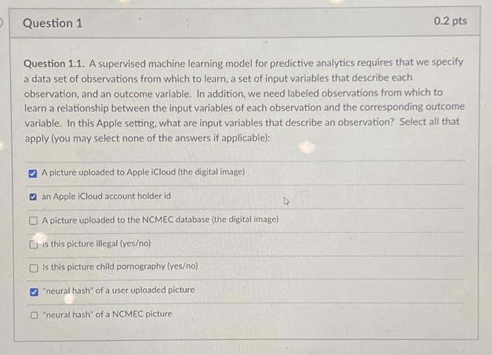 that we specify a data set of observations from which to learn,