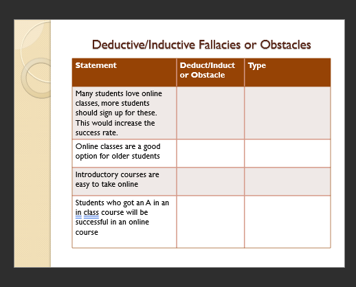 ideas were mentioned as ways to possibly increase the number of students