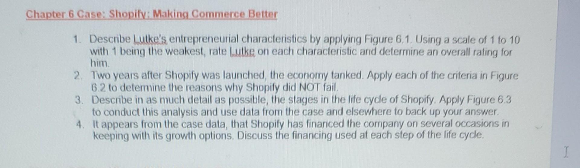 please answers the questions for my case study Chapter 6 Case: