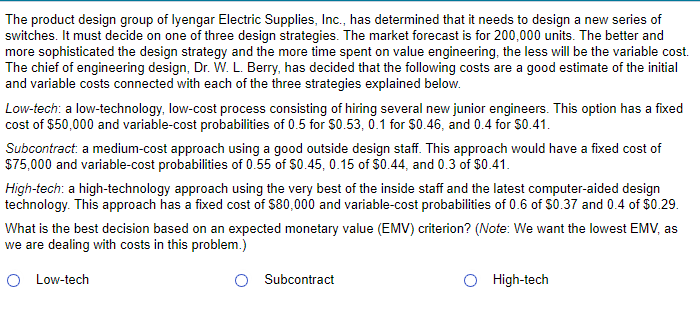 Please answer Part A and Part B. The product design group of