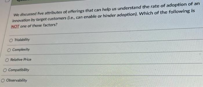 of the overall value (supply) chain. Select the TWO choices below that