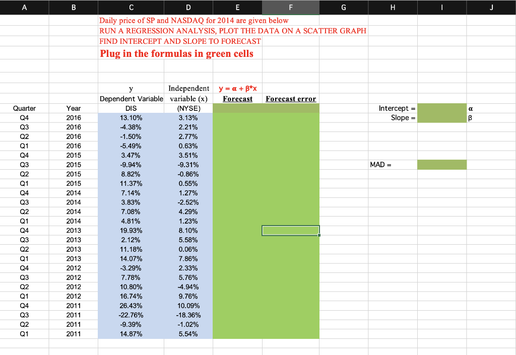 will you please solve this using excel? A B C D E