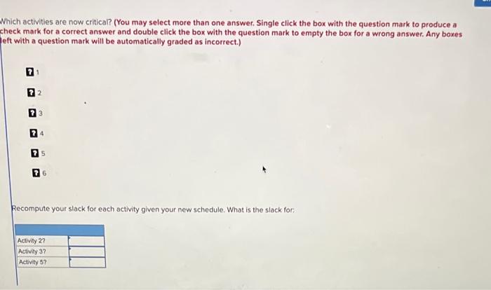 a loading schedule for each resource bolow. Fill In the times below