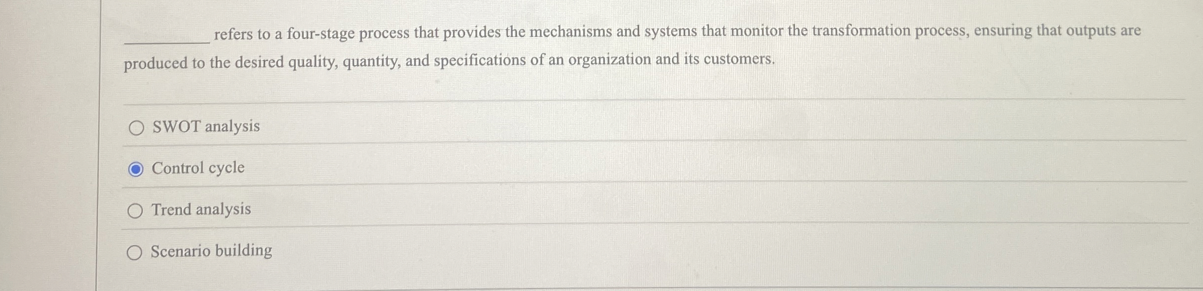  refers to a four-stage process that provides the mechanisms and systems