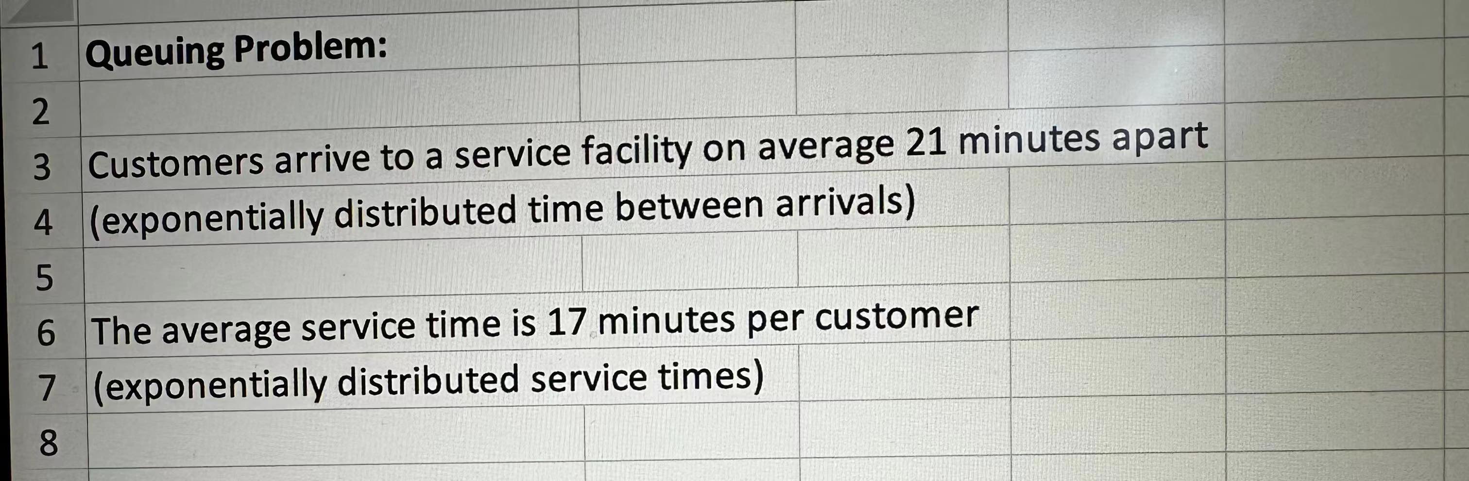 Continuing from the previous problem, suppose later in the day the customer