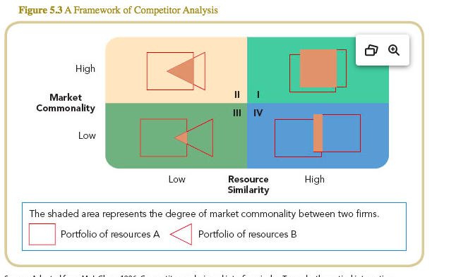  Using the competitor analysis framework described in Chapter 5 (and illustrated