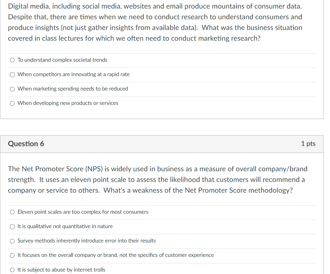 We have produced a customer satisfaction survey with this question: Please rate