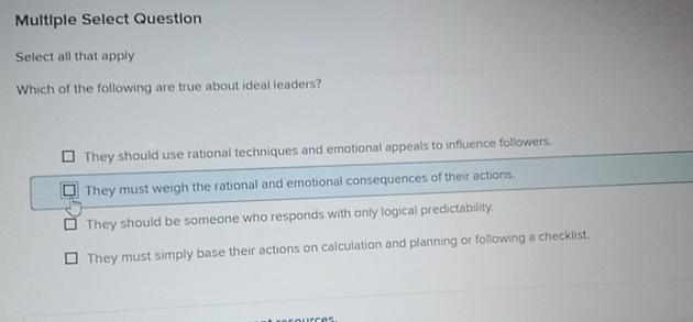  Multiple Select Question Select all that appiy Which of the following