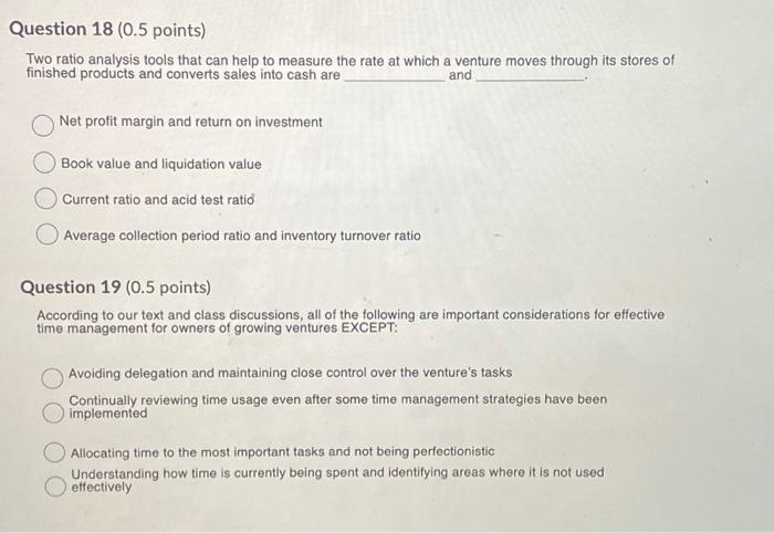  Two ratio analysis tools that can help to measure the rate