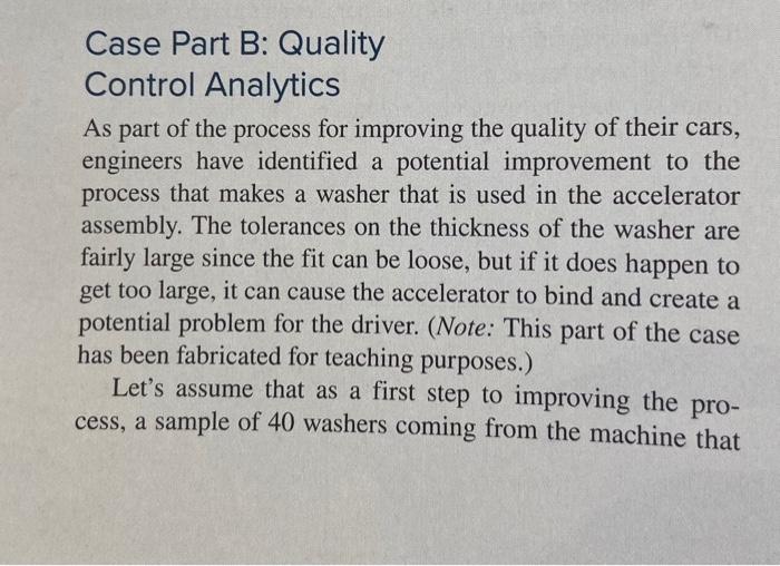 1-8 (all) Case Part A: Tesla's Quality Challenge_ that lets a driver