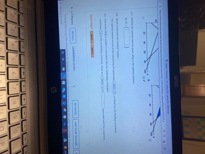 s.t. 5A+583801A+1B101A+3B90A,B=0Constraint1Constraint?Constraint3 The figure shows a gragh of the constraint lines. (c)
