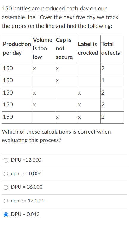  THE ANSWER IS NOT .012 PLS ANSWER FAST AND HELP WILL