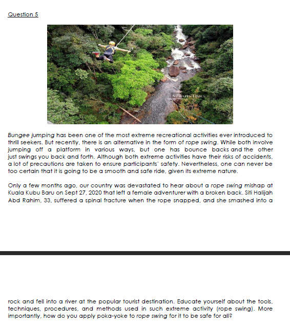 activities ever introduced to thrill seekers. But recently, there is an alternative