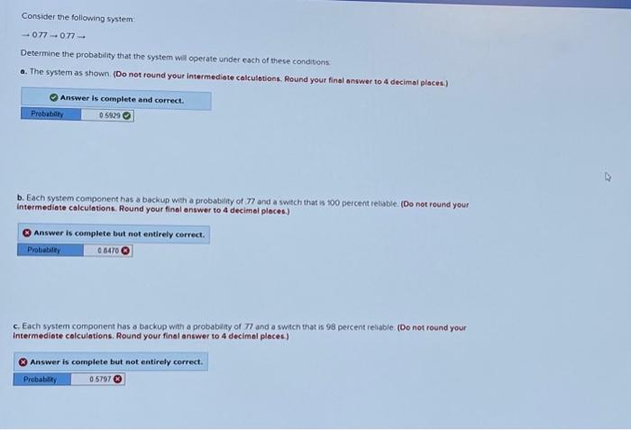how do i solve part b and c? Consider the following system