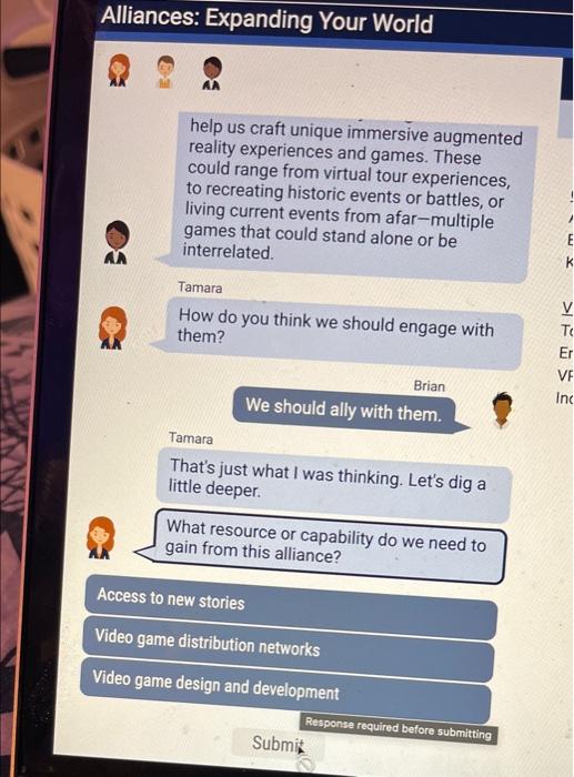  help us craft unique immersive augmented reality experiences and games. These