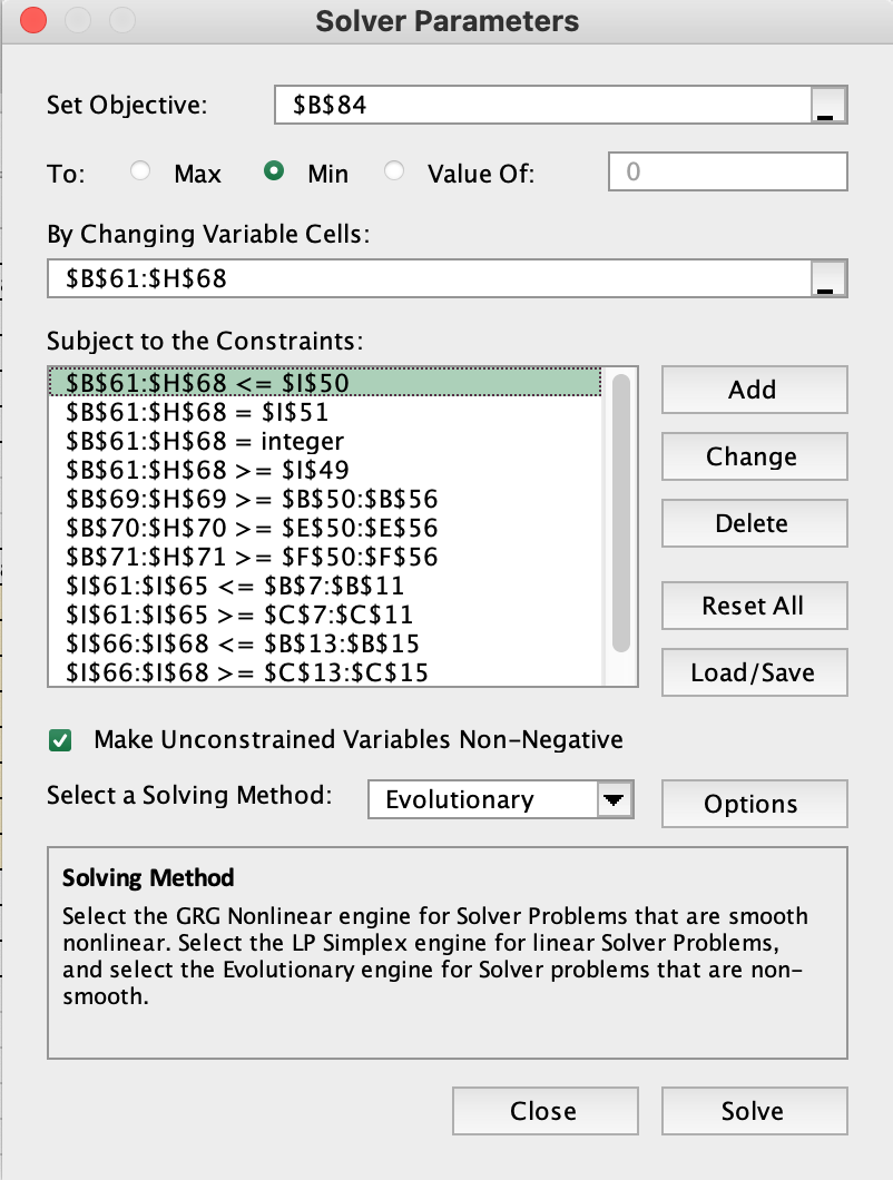 They need a minimum of 2 servers per day, 1 kitchen staff