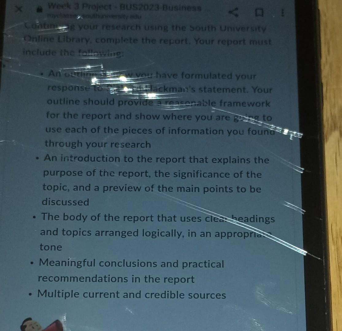  Online Library, complete the reporm include the folletitis: responst to outline