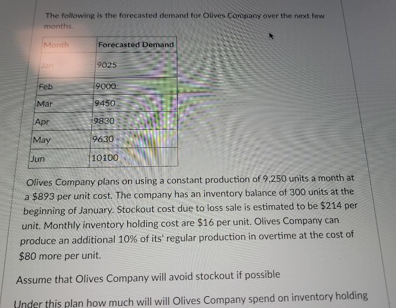 Operations management help needed, I will like or give thumbs up if