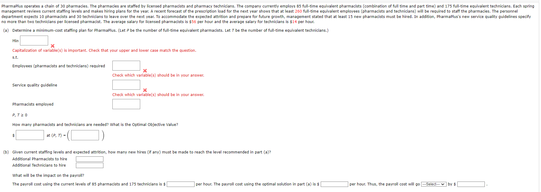  no more than two technicians per licensed pharmacist. The average salary