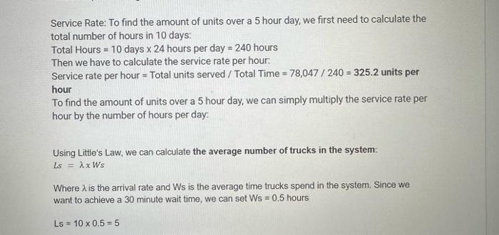minute wait period the arrival rate is: 10the service rate is: 975.58