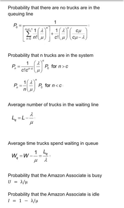 16th, we collected data from Amazon's Tracy distribution center regarding the. Below