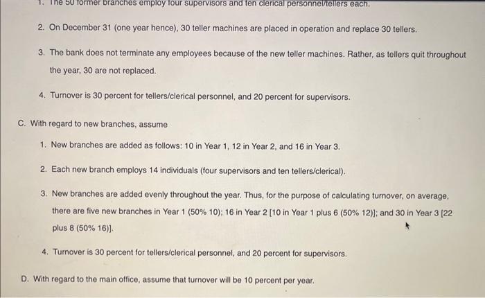 branch offices located throughout the metropolitan area, each of which employs approximately