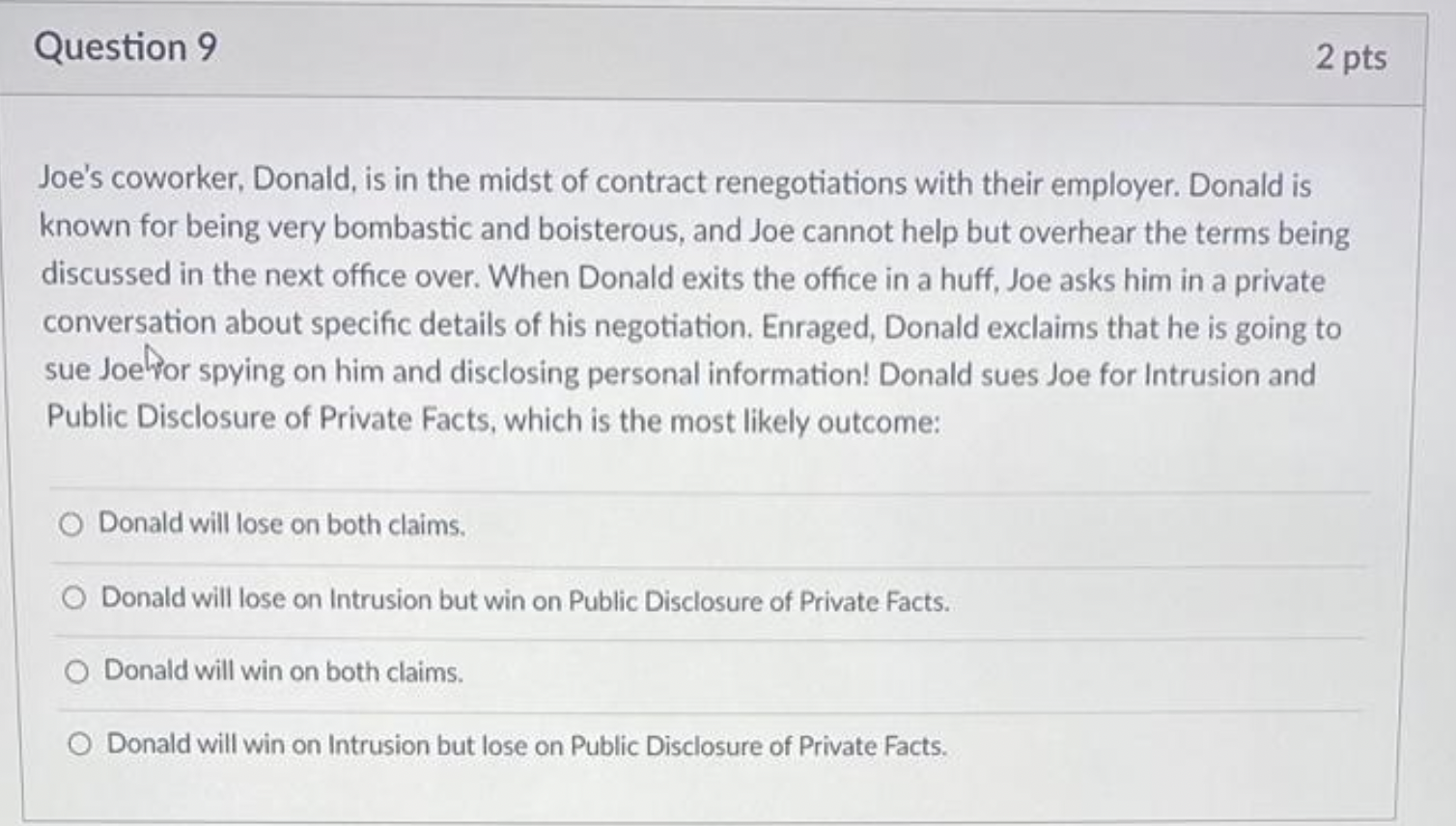 whether that is one answer or more. Jack Sparrow, president and CEO
