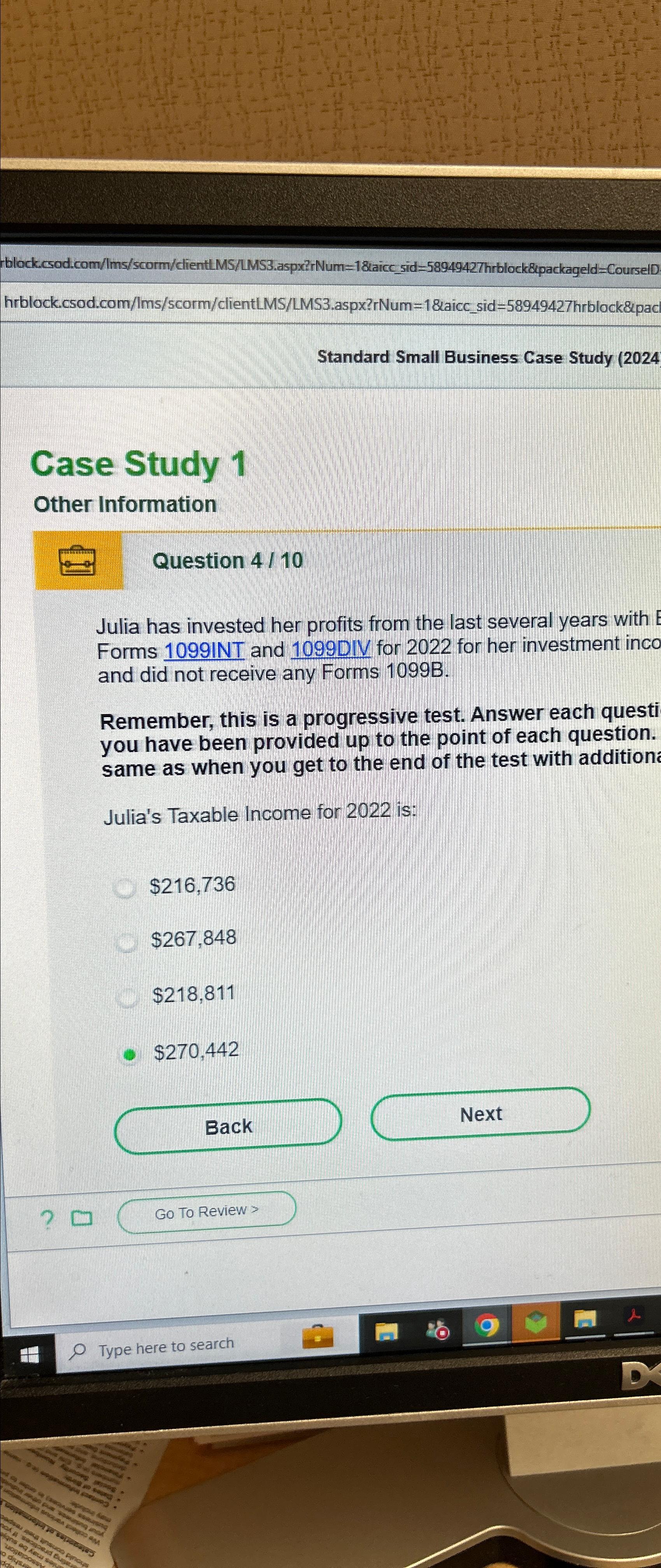  blockcsod_com/lms/scorm/clientLMS/LMS3.aspxirNum=18aicc_sid=58949427hrblockElpackageld=CourselD hrblock.csod.com/lms/scorm/clientLMS/LMS3.aspx?rNum=1&laicc_sid=58949427hrblock&lpac Standard Small Business Case Study (2024 Case Study 1