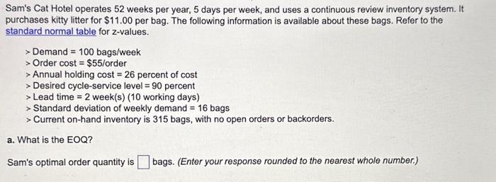 the average time between orders (in weeks)? The average time between orders