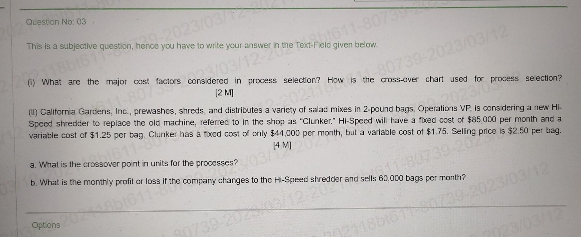  This is a subjective question, hence you have to write your