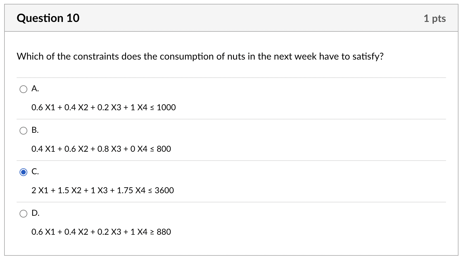 B. 0.41+0.62+0.83+04800 C. 21+1.52+13+1.7543600 D. 0.61+0.42+0.23+14880 Question 8 to Question 10 is