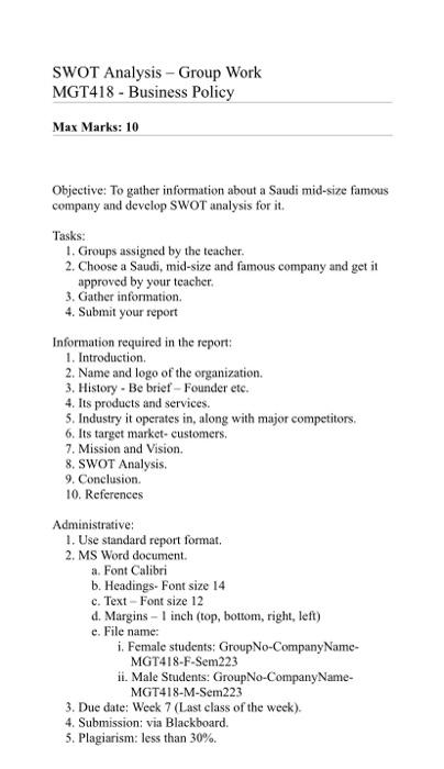  Tasks: 1. Groups assigned by the teacher. 2. Choose a Saudi,