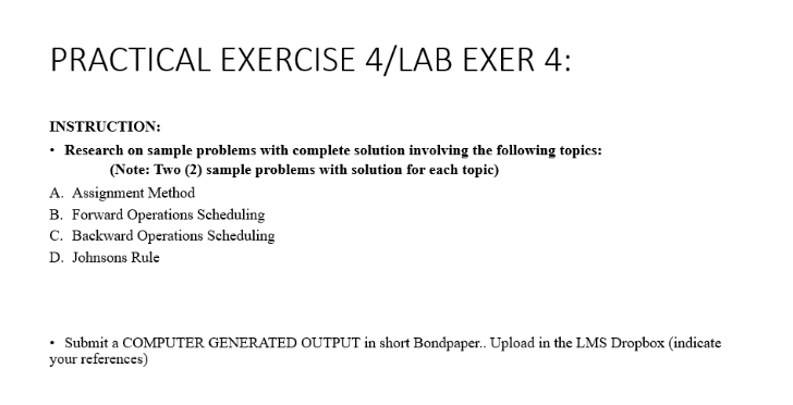  INSTRUCTION: - Research on sample problems with complete solution involving the