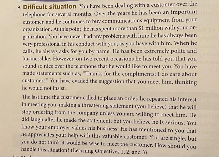  Construct a brief summary of the situation. Two or three sentences