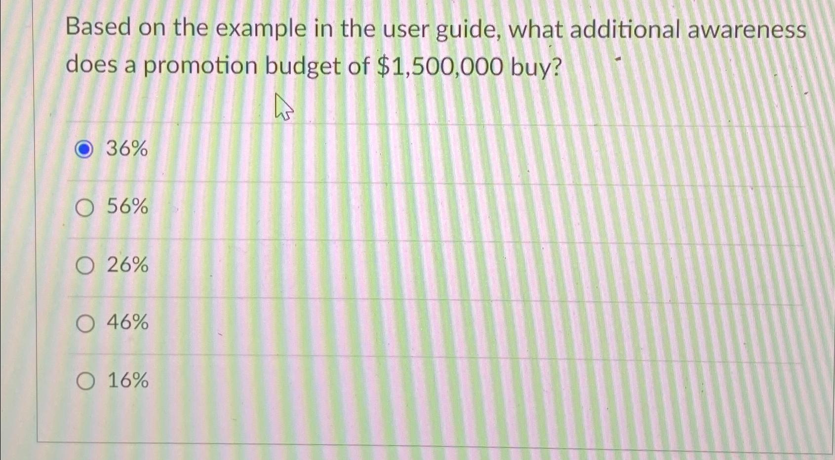  Based on the example in the user guide, what additional awareness