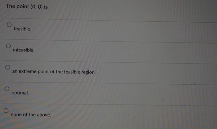 region. Draw at least one line for the objective function. Indicate the