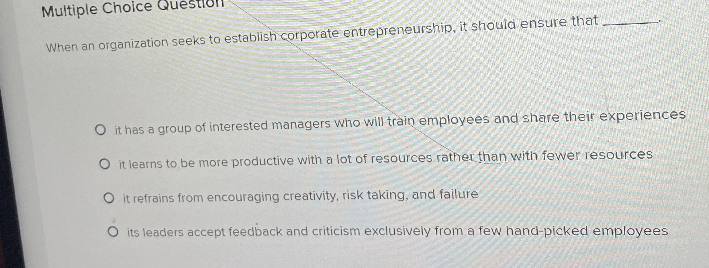  Multiple Select Question Select all that apply Identify the steps involved